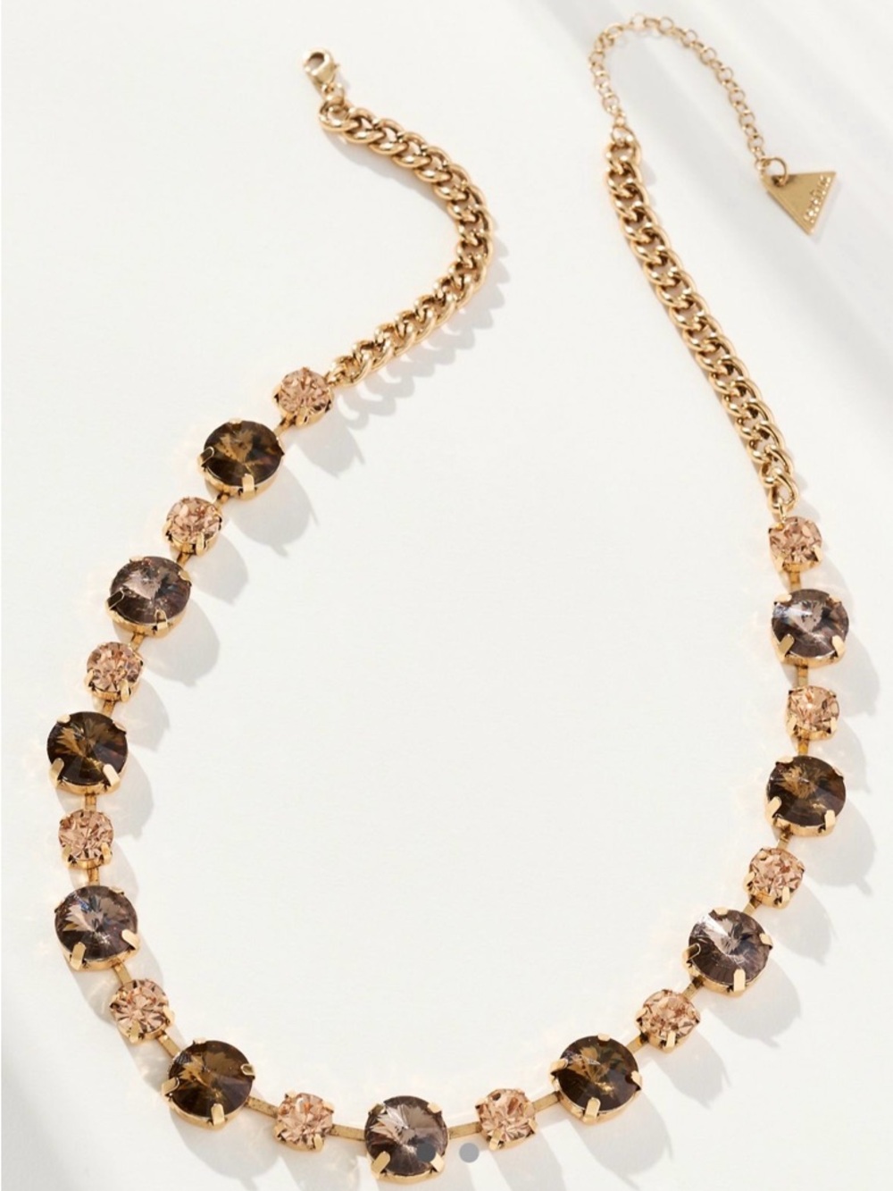 Anthropologie Mixed Crystals Necklace NWT
